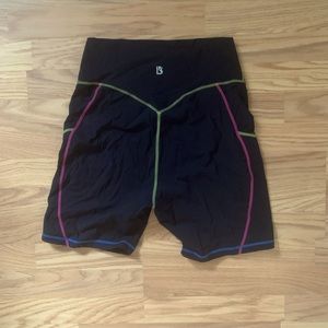 BuffBunny Lochness Multi Colour Wave Biker Shorts